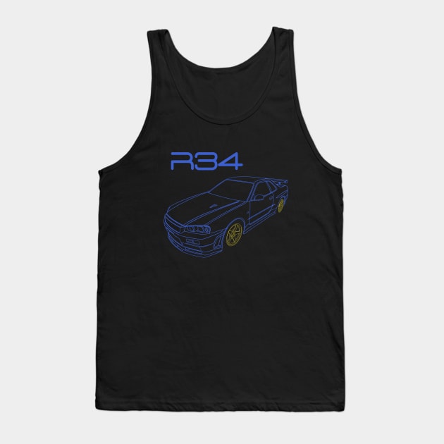 34 Skylines Tank Top by srk14105